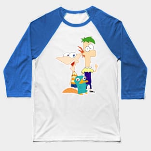 P, F and Perry the Platypus Baseball T-Shirt